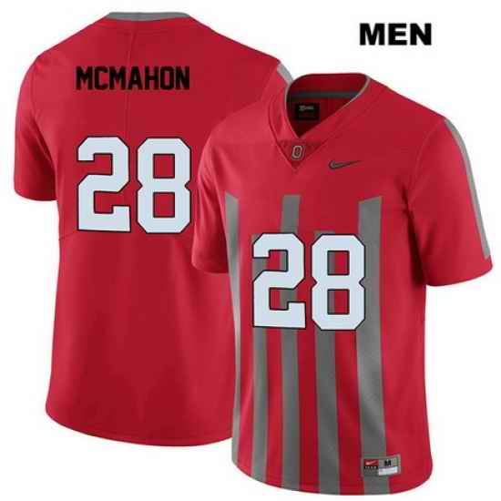 Amari McMahon Ohio State Buckeyes Stitched Authentic Mens Nike  28 Elite Red College Football Jersey Jersey